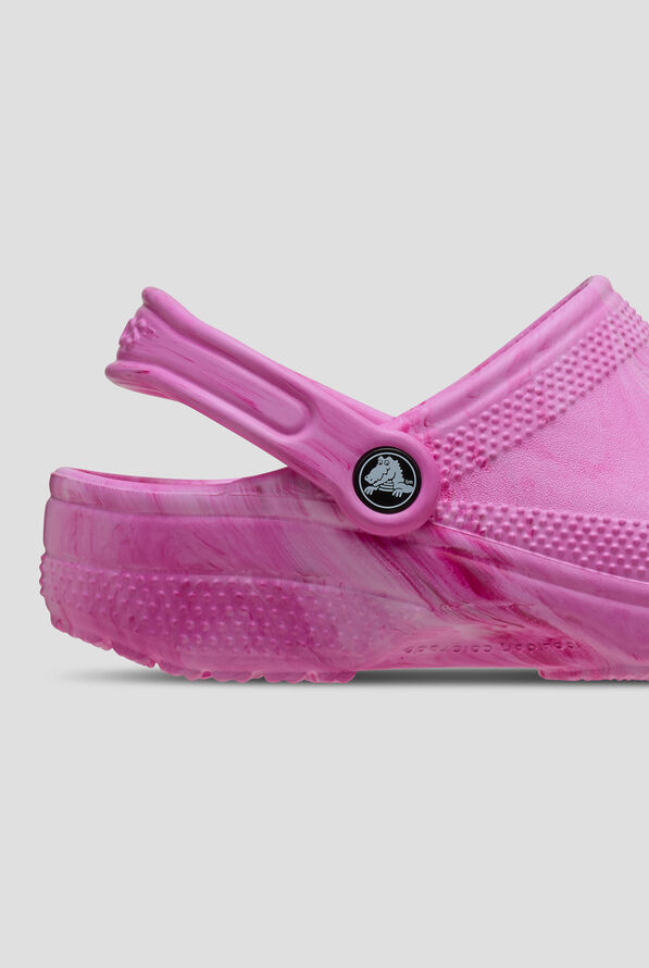 Crocs™ Womens Classic Pink Watercolor Marbled Clog - null - 4