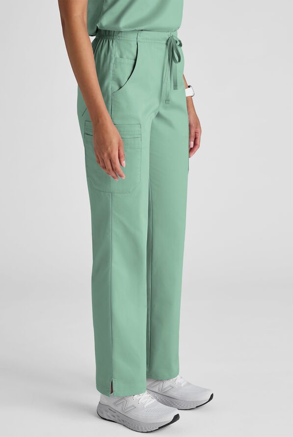 Butter-soft STRETCH Women's Scrub Set - Water Mint - 5