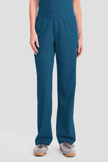 Infinity Pursuit Women's 4-Pocket STRETCH Straight Leg Scrub Pant