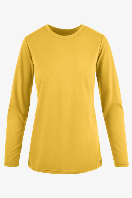 Butter-Soft Originals Women's STRETCH Cotton-Rich Long Sleeve Crew Neck Knit Underscrub