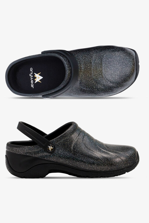 Anywear Women's Zone Midnight Summer Glitter Nursing Clogs - null - 1