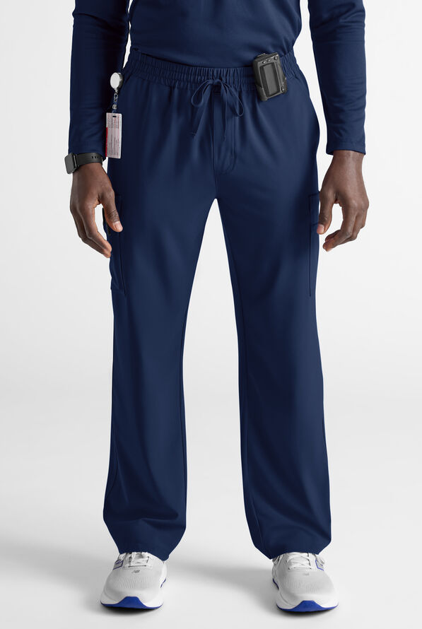 Easy STRETCH Men&rsquo;s 12-Pocket Scrub Pant - Navy - 1