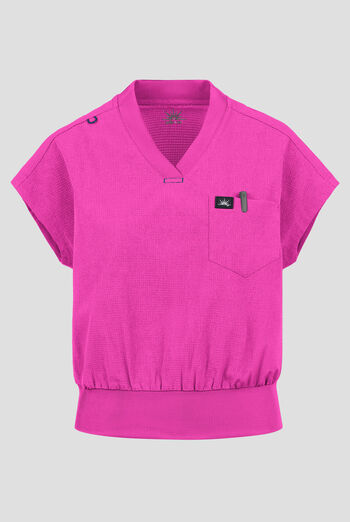 Blusa m&eacute;dica koi Solis Trinity STRETCH con cuello en V y 1 bolsillo para mujer