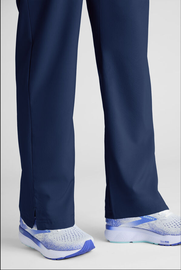 Easy STRETCH Eden Women's 4-Pocket Drawstring Scrub Pants - Petite - Navy - 5