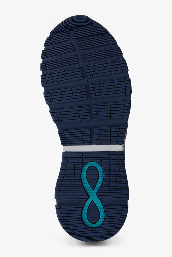 Infinity Women's Fly Navy Flecked Athletic Lace Up Shoes - null - 6