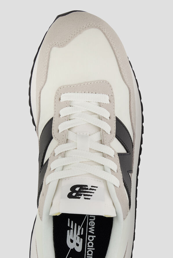 New Balance Women's S237 Sea Salt / Silver Birch / Black Athletic Lace Up Shoes - null - 2