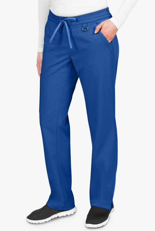 Healing Hands Purple Label Tamara Women's 6-Pocket STRETCH Convertible Drawstring Cargo Scrub Pants - Royal - 1