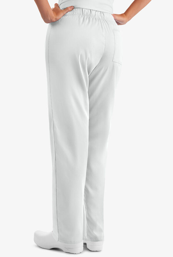 Conjunto de uniforme médico Strictly Scrubs Value STRETCH con 4 bolsillos para mujer - White - 4