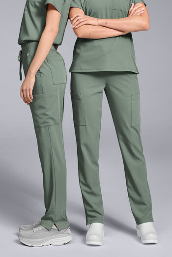 Hypothesis Women's Base 7-Pocket Straight Leg Cargo Scrub Pant
