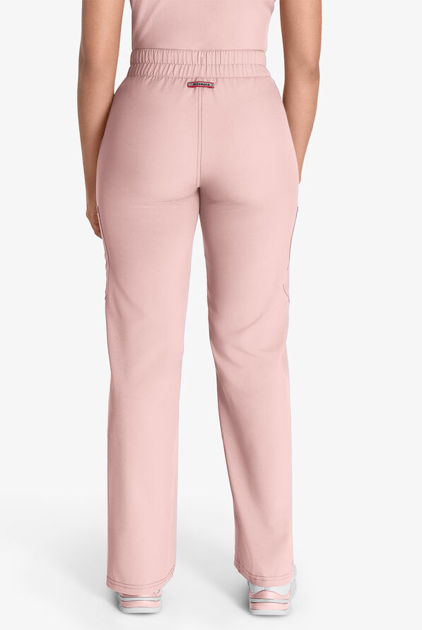 Dickies EDS NXT Women's 5-Pocket Straight Leg Cargo Scrub Pants - Canyon Rose - 4