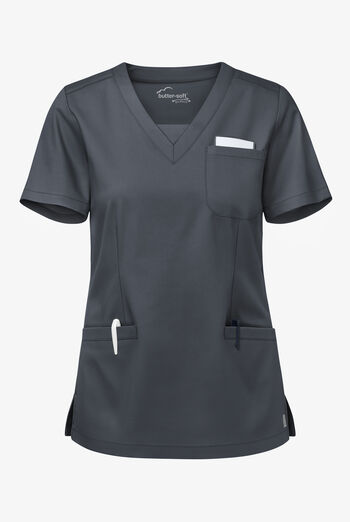 Butter-Soft STRETCH Women's 3-Pocket Welt V-Neck Scrub Top