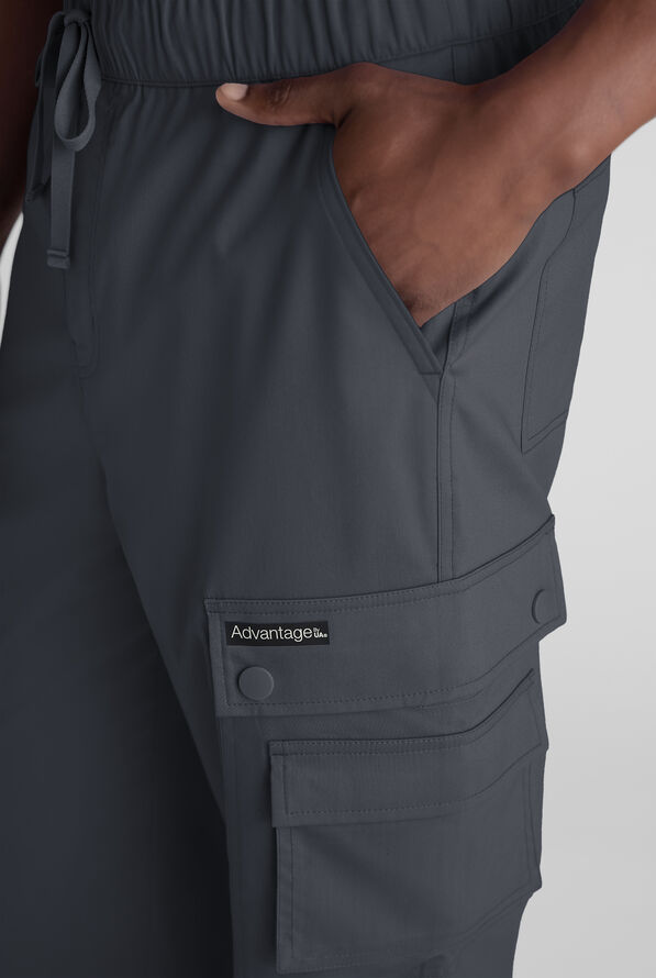 Advantage STRETCH Men's 10-Pocket Cargo Scrub Pant - Pewter - 2