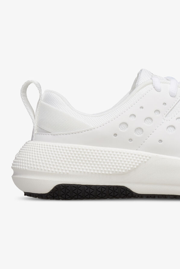 Zapatillas deportivas Crocs On the Clock White con cordones para mujer - null - 4