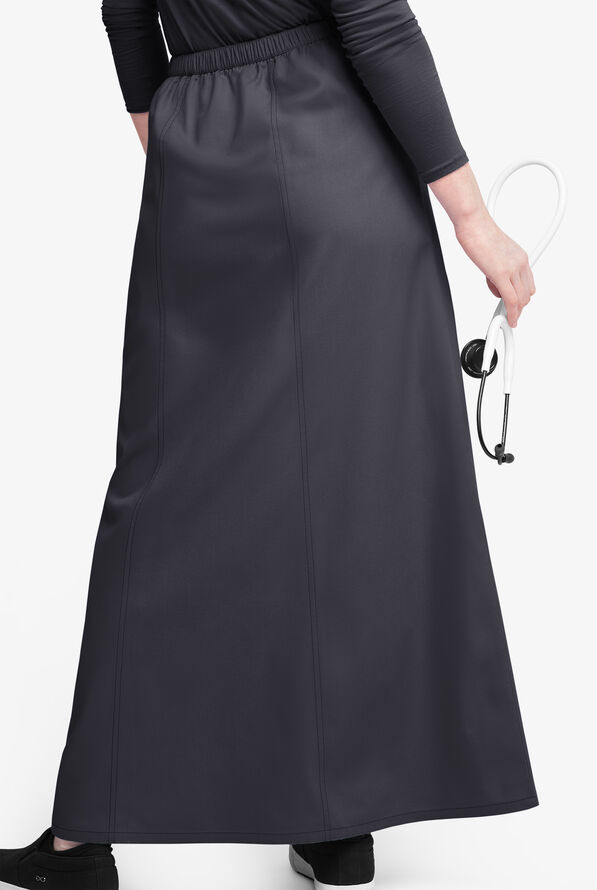 Butter-Soft Originals Women's 4-Pocket Gored Ankle-length Skirt - Pewter - 3