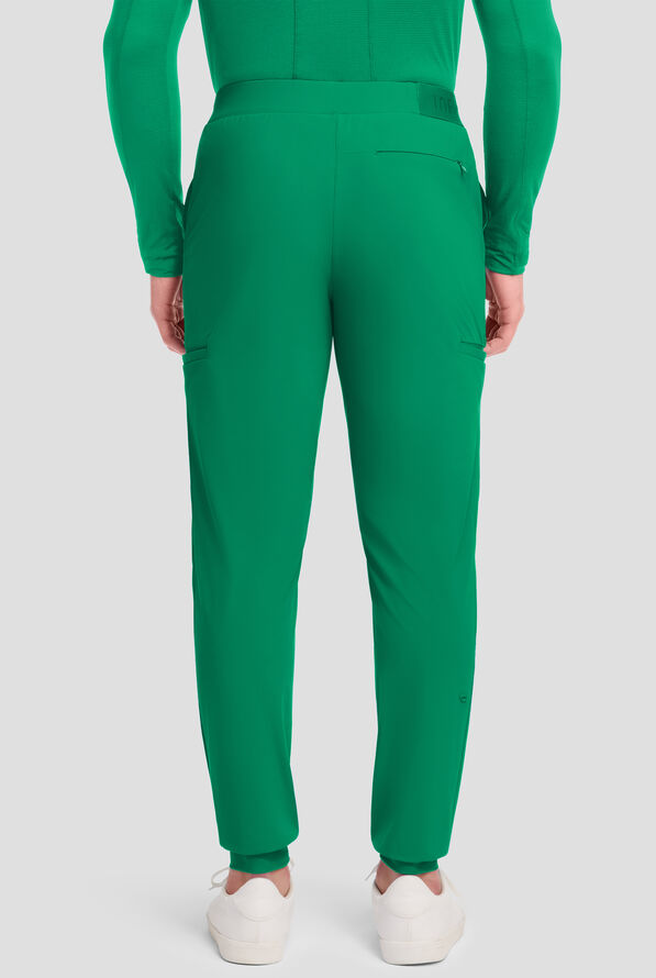 Pantal&oacute;n m&eacute;dico Infinity PURSUIT STRETCH estilo jogger con cord&oacute;n y 5 bolsillos para hombre - Retro Green - 6