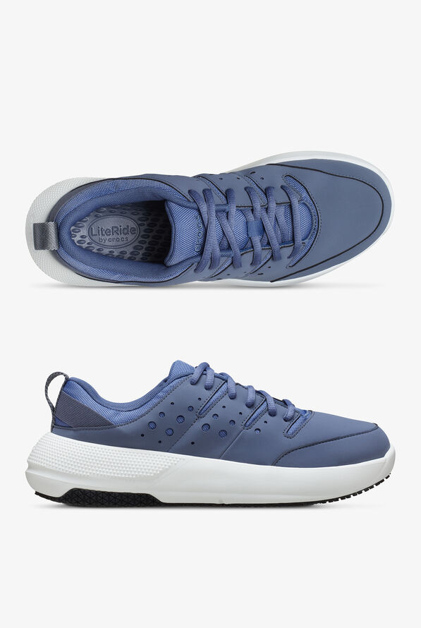 Zapatillas deportivas Crocs On the Clock Storm/Bijou Blue con cordones para hombre - Blue - 1