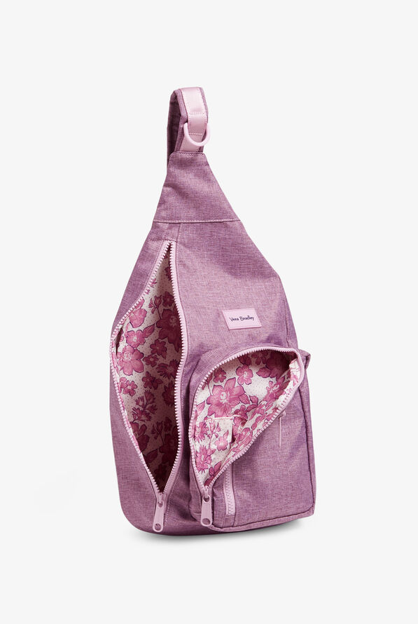 Vera Bradley ReActive Women's Sling Backpack - Pale Orchid Heather - 3