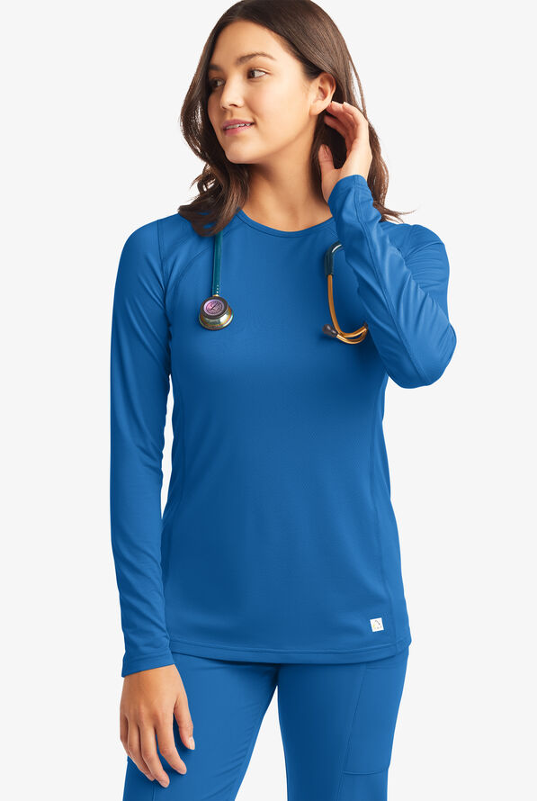 Camiseta médica ReSurge Jade con mangas largas para mujer - Royal - 7