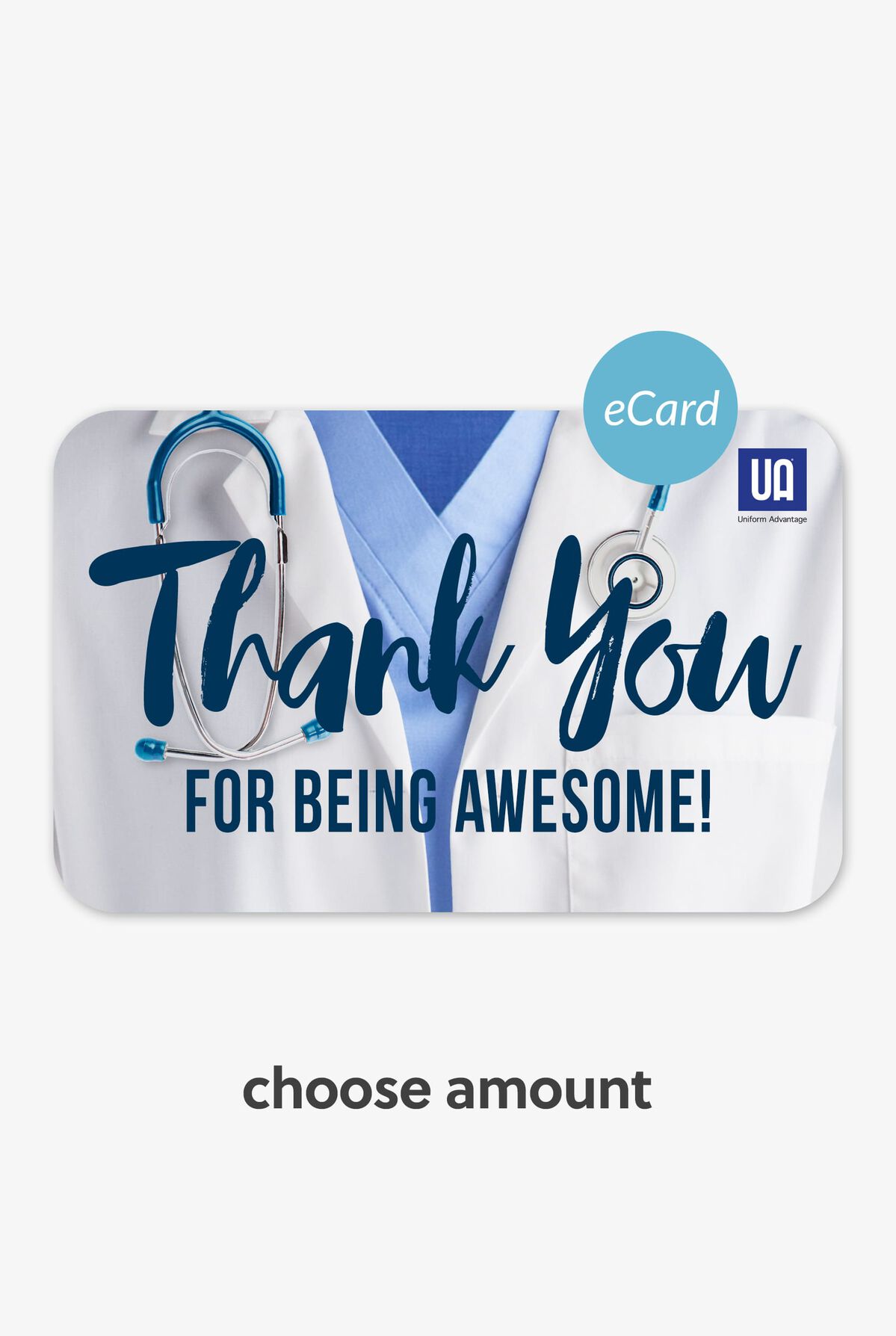 Thank You Nursing Gift Cards and Scrubs Gift Cards at UniformAdvantage.com.