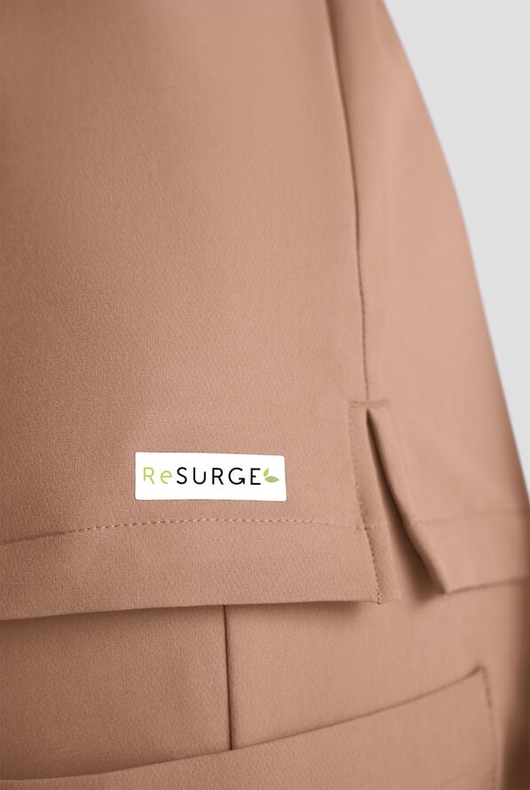 Blusa m&eacute;dica ReSurge Diamond con cuello en V y 3 bolsillos para mujer - Warm Terrazzo - 3