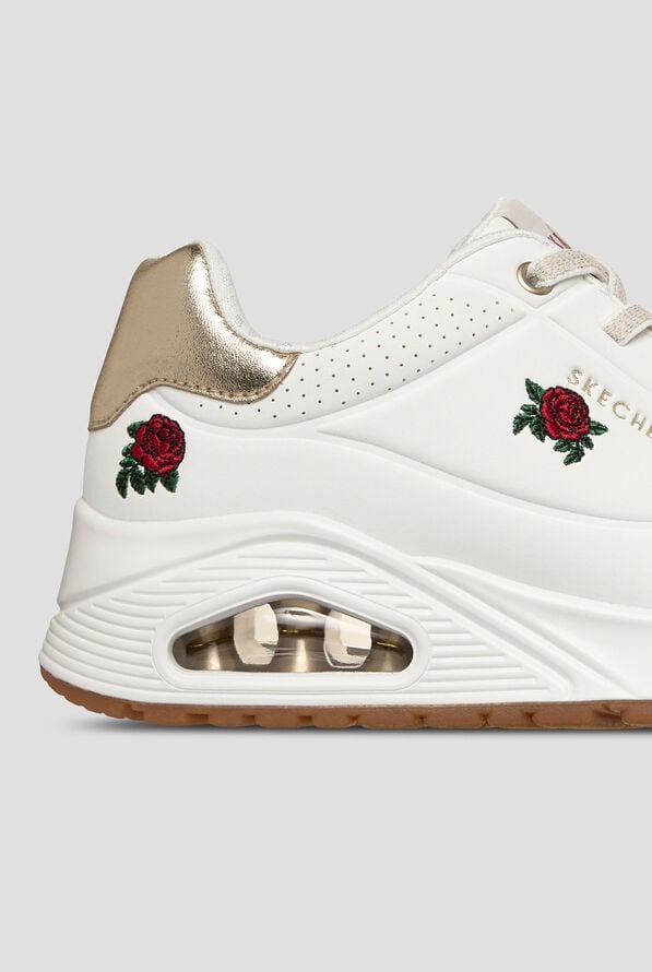 Zapatillas deportivas Skechers Street UNO - Champagne and Roses White con cordones - null - 4