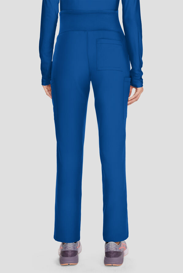 Cherokee Workwear Originals Ultra Women's 3-Pocket STRETCH Maternity Scrub Pants - Royal - 4