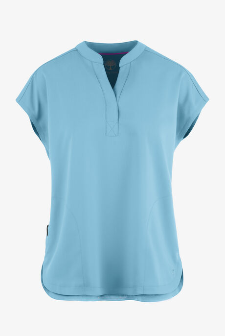 Healing Hands Purple Label Journey Women's 2-Pocket STRETCH Dolman Sleeve Mandarin Collar Scrub Top