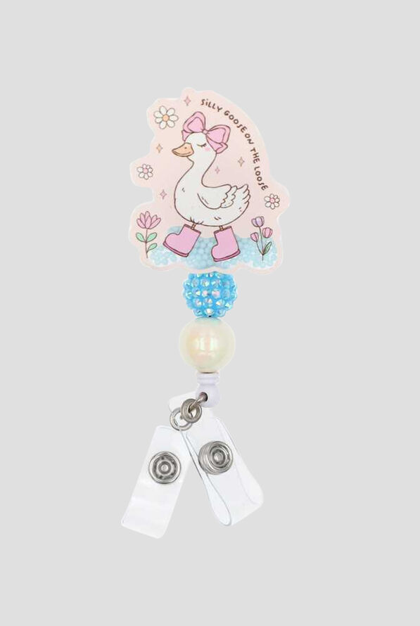 Outside the Box Sparkle Goose ID Badge Holder - null - 1