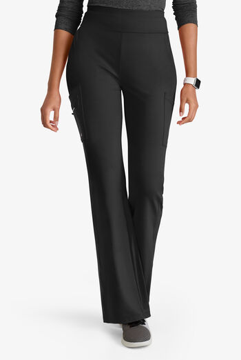 Barco One Performance Knit Sprint Women's 7-Pocket STRETCH High Waisted Fit & Flare Scrub Pant