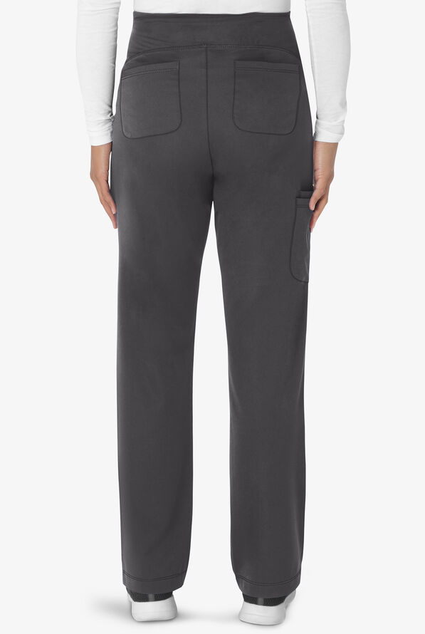 HH Works by Healing Hands Rose Women's 6-Pocket STRETCH Maternity Scrub Pants - Pewter - 2