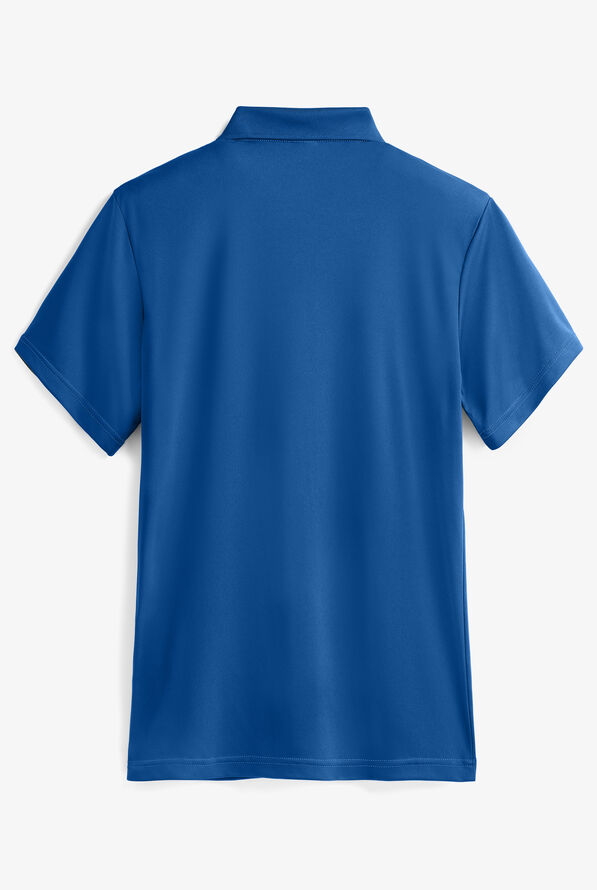 Camiseta polo Sport-Tek PosiCharge con cuello de tejido para hombre - True Royal - 2