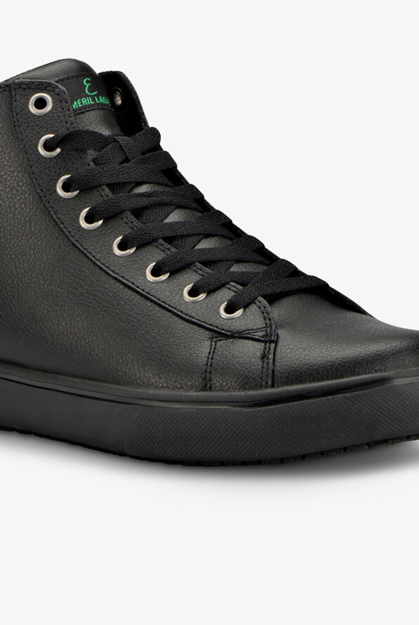 Emeril Lagasse Read Leather Chukka Men's Lace-up Chef Boots - Black - 4