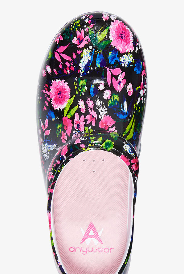 Anywear Women's SR Angel Carnations in Bloom Nursing Clogs - null - 2