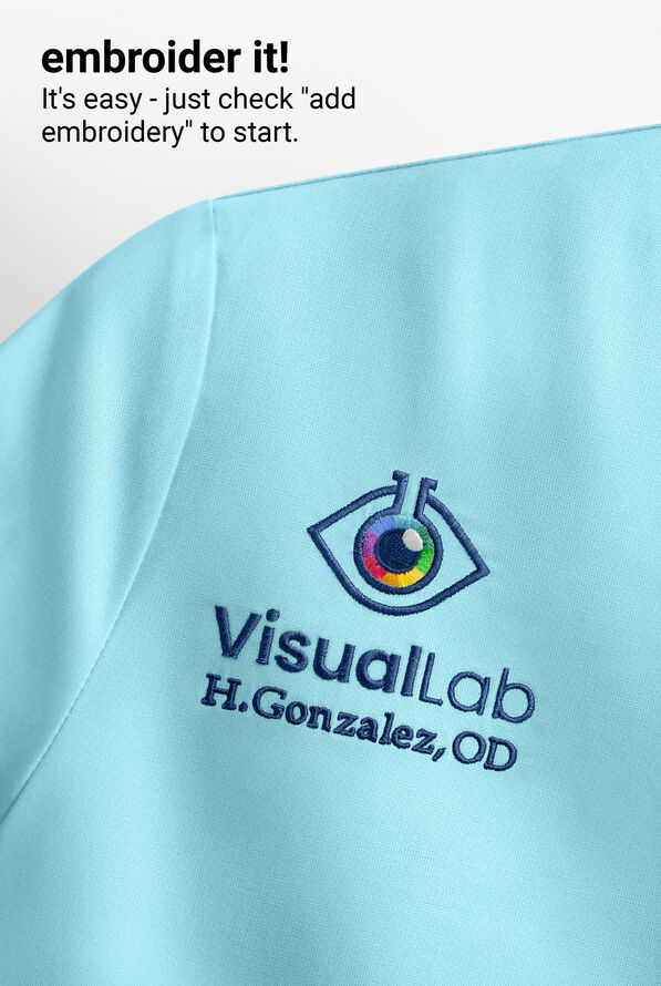 Butter-Soft Originals Women's 2-Pocket V-Neck Scrub Top - Gulf Stream - 5