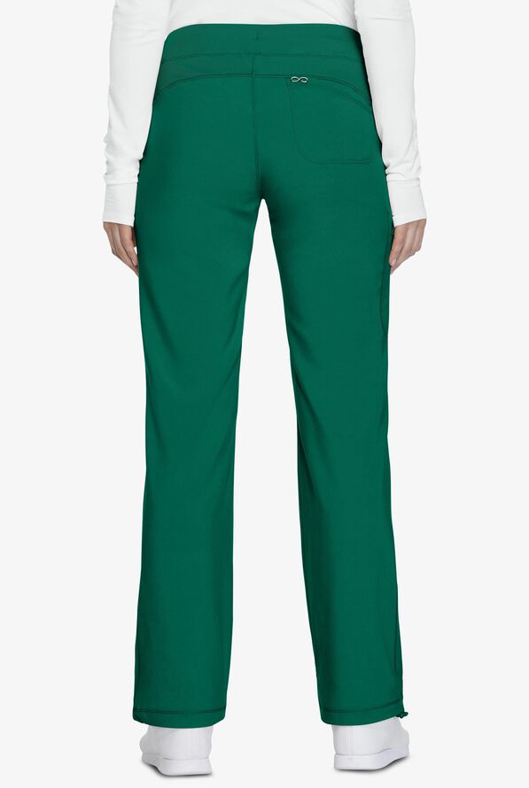 Infinity Women's 4-Pocket STRETCH Drawstring Scrub Pants - Petite - Hunter - 2