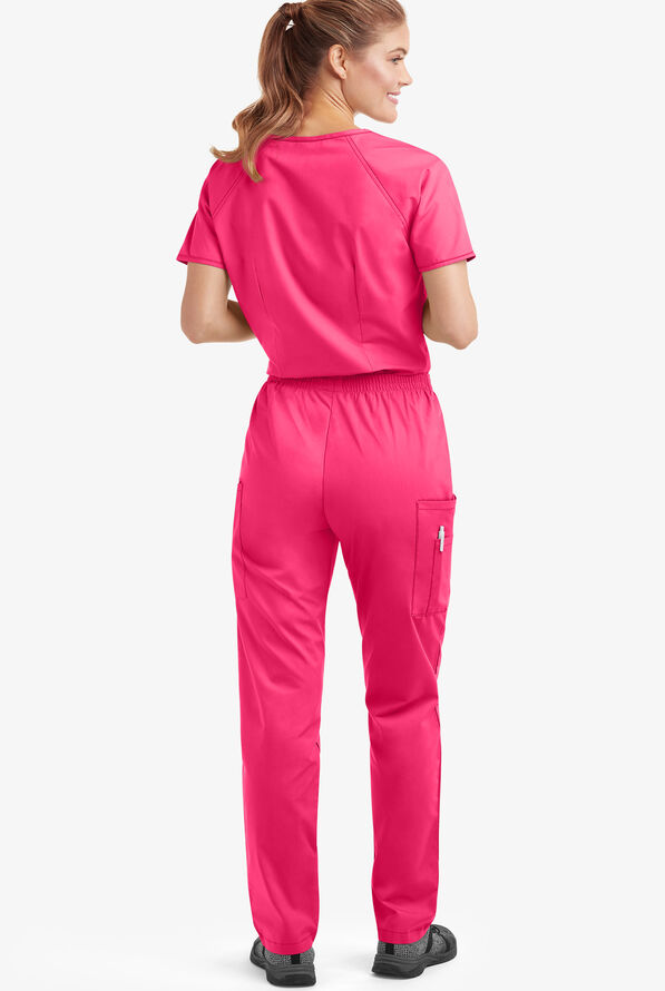 Conjunto de uniforme m&eacute;dico Strictly Scrubs Classic para mujer - Fuchsia - 3