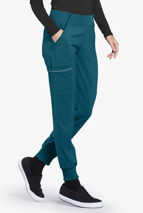 Cherokee Infinity Petite Jogger Cargo Scrub Pant, Stretch Scrubs