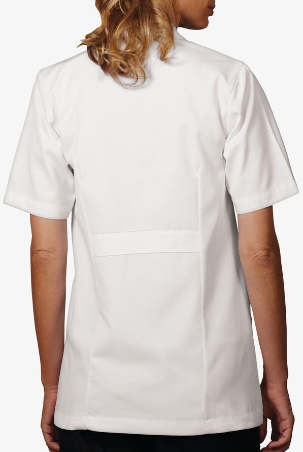 Fashion Seal Women's 31" 3-Pocket Short Sleeve Lab Coat - White - 2