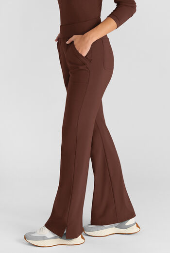Easy STRETCH Sydney Women's Flare Leg Scrub Pants &ndash; 2-Piece Jumpsuit Bottom