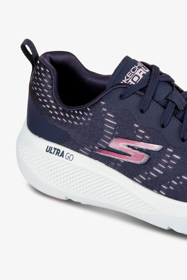 Skechers Performance Women's Go Run Elevate Navy Textile Athletic Lace Up Nursing Shoes - null - 3