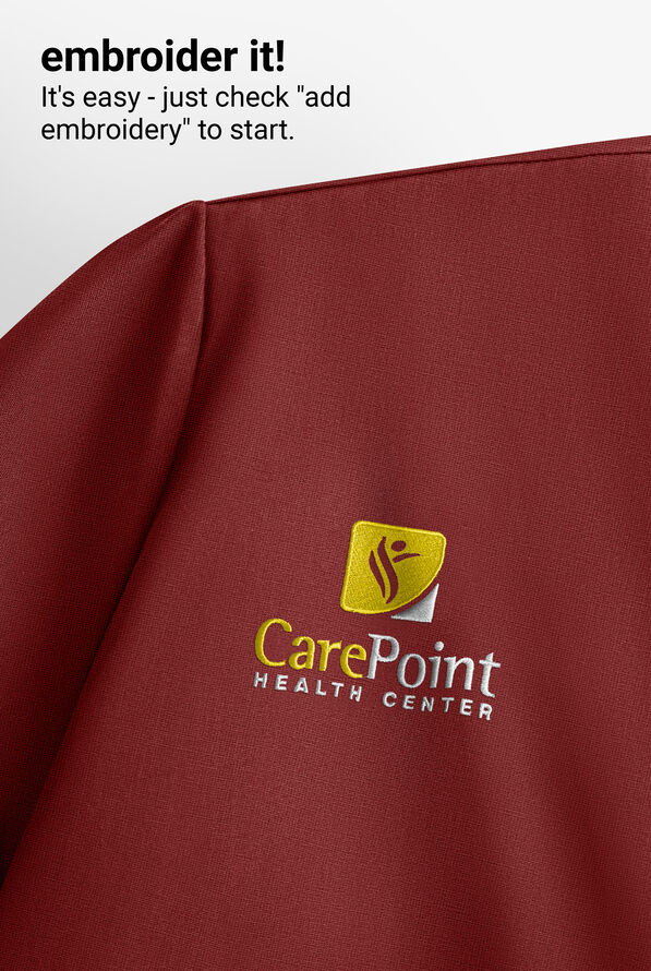 Blusa m&eacute;dica Carhartt Force&reg; Cross-Flex Knits STRETCH con cuello en V y 5 bolsillos para mujer - Amber Terrain - 8