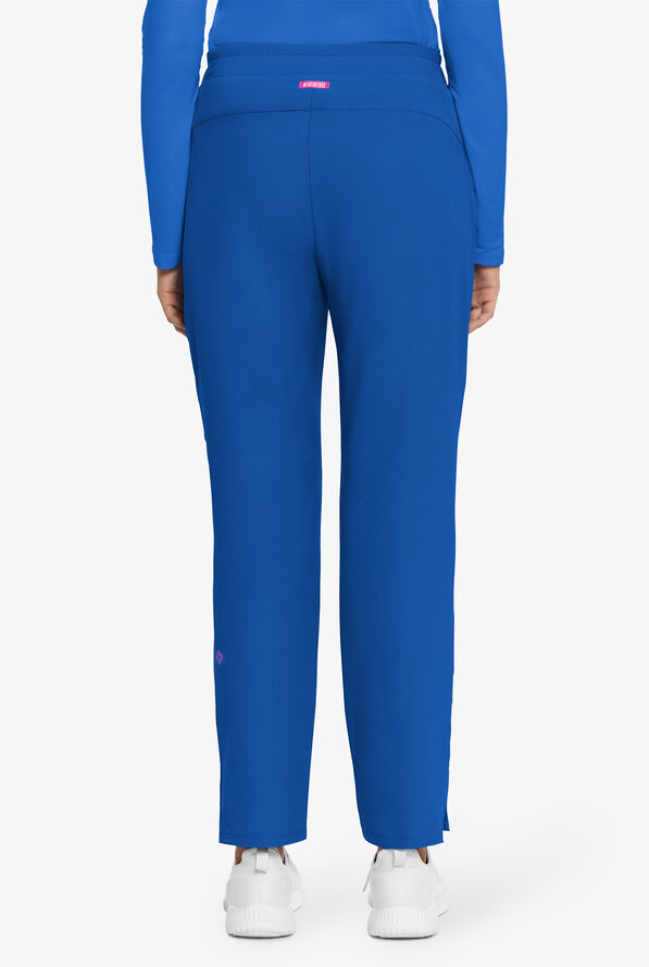 Med Couture Amp Women's 4-Pocket STRETCH Drawstring Scrub Pant - Royal - 4