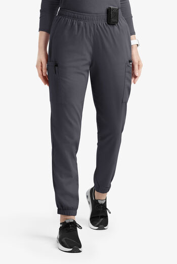 Pantalón médico Butter-Soft Originals estilo jogger cargo con 7 bolsillos y piernas pitillo para mujer