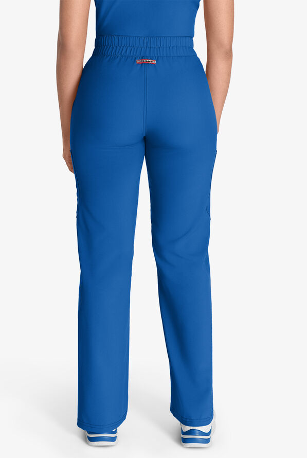 Dickies EDS NXT Women's 5-Pocket Straight Leg Cargo Scrub Pants - Royal - 4