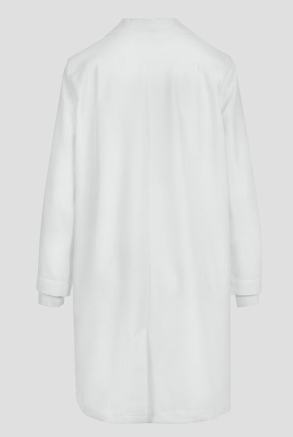 Bata de laboratorio Carhartt Performance Layers de 38" de largo con 6 bolsillos para mujer - White - 6