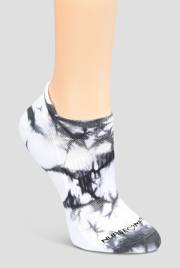 Paquete con 5 pares de calcetines tobilleros Nurse Mates Black Pattern con soporte para el arco - null - 2