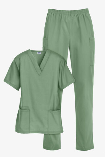 Conjunto de uniforme m&eacute;dico Strictly Scrubs con 6 bolsillos para mujer