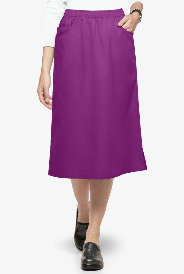 ButterSoft Scrubs by UA Mid Calf Skirt Scrub Skirts And Dresses
