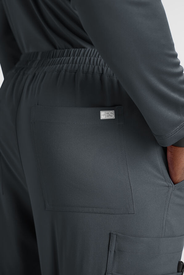 Easy STRETCH Men&rsquo;s 10-Pocket Scrub Pant - Pewter - 4