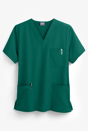 Blusa m&eacute;dica unisex Cherokee Workwear con 3 bolsillos y cuello en V